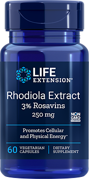 Life Extension Rhodiola Extract 250 mg – Rosenrotsextrakt (60 kap)