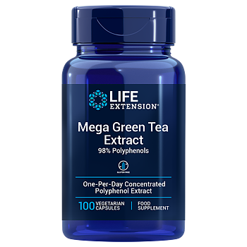 Life Extension Mega Green Tea Extract – Koffeinfritt Grönt Te (100 kap)