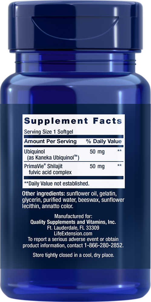 Life Extension Super Ubiquinol CoQ10 50 mg – Koenzym Q10 (100 kap) - 2
