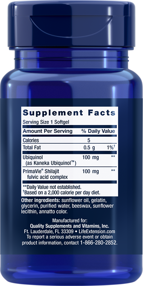 Life Extension Super Ubiquinol CoQ10 100 mg – Koenzym Q10 (60 kap) - 2