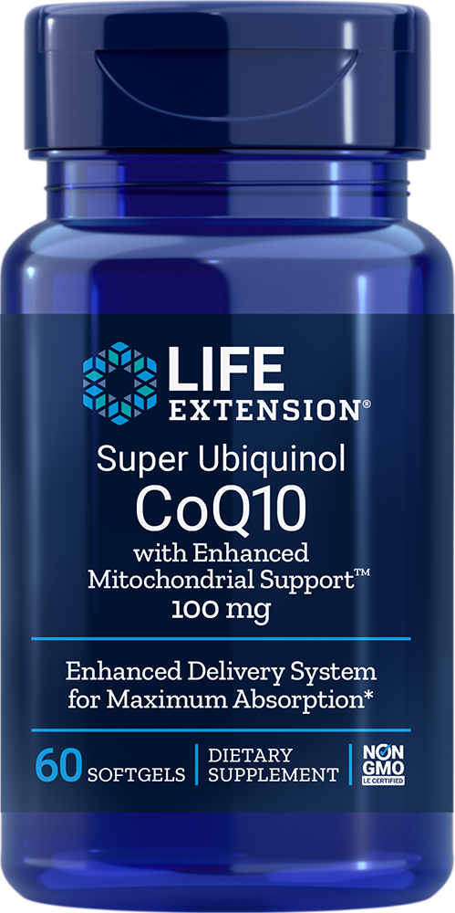 Life Extension Super Ubiquinol CoQ10 100 mg – Koenzym Q10 (60 kap)