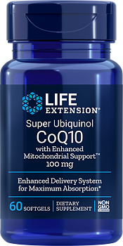 Life Extension Super Ubiquinol CoQ10 100 mg – Koenzym Q10 (60 kap)