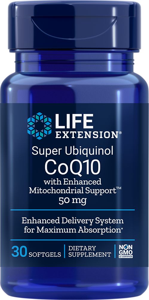 Life Extension Super Ubiquinol CoQ10 50 mg – Koenzym Q10 (30 kap)