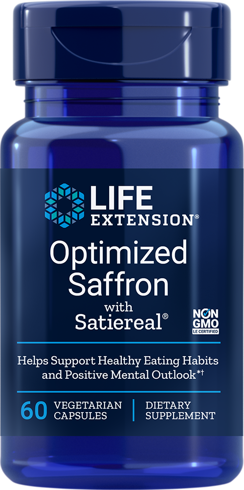 Life Extension Optimized Saffron – Saffransextrakt (60 kapslar)
