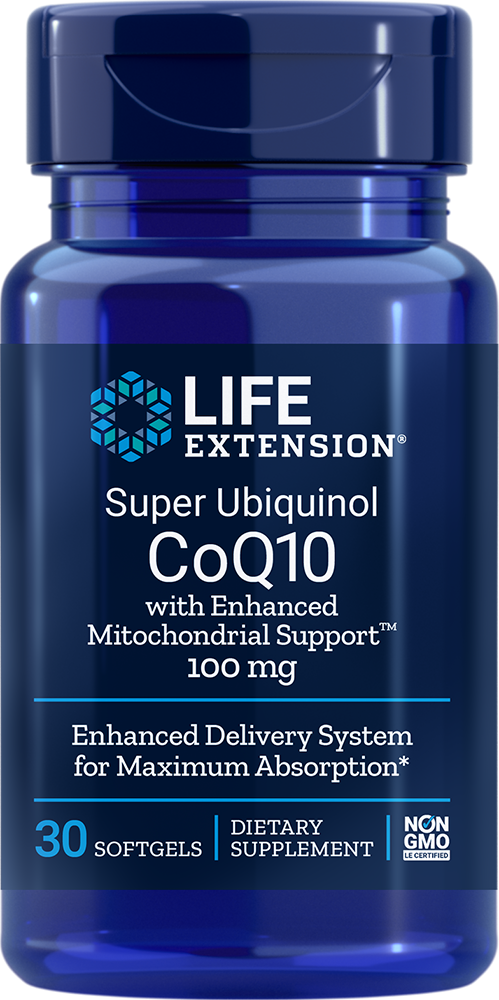 Life Extension Super Ubiquinol CoQ10 100 mg – Koenzym Q10 (30 kap)