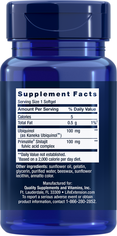 Life Extension Super Ubiquinol CoQ10 100 mg – Koenzym Q10 (30 kap) - 2