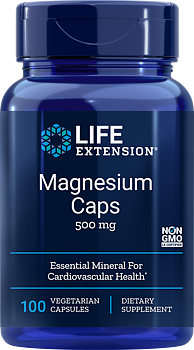 Life Extension Magnesium Caps 500 mg – Högdos Magnesium (100 kap)