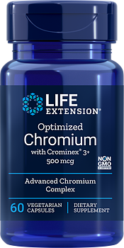 Life Extension Optimized Chromium 500 mcg – Kromtillskott (60 kap)