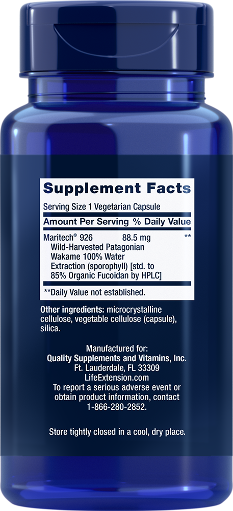 Life Extension Optimized Fucoidan – Immunstöd (60 kapslar) - 2