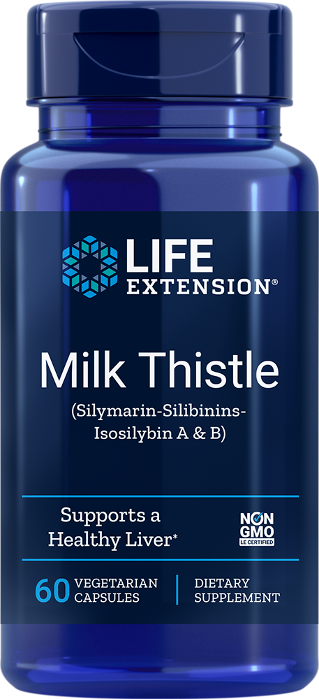 Life Extension Milk Thistle – Standardiserat Mariatistel (60 kap)