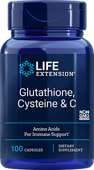 Life Extension Glutathione Cysteine & C – Antioxidantkomplex (100 kap)