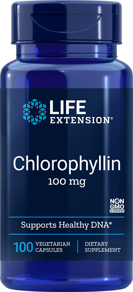 Life Extension Chlorophyllin – Klorofyllin för Detox (100 kapslar)