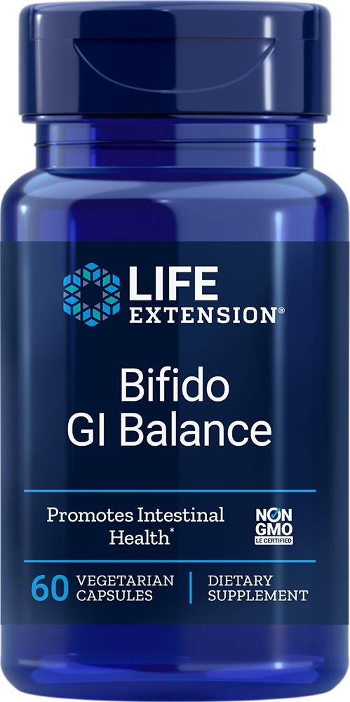 Life Extension Bifido GI Balance – Probiotika för Tarmen (60 kap)