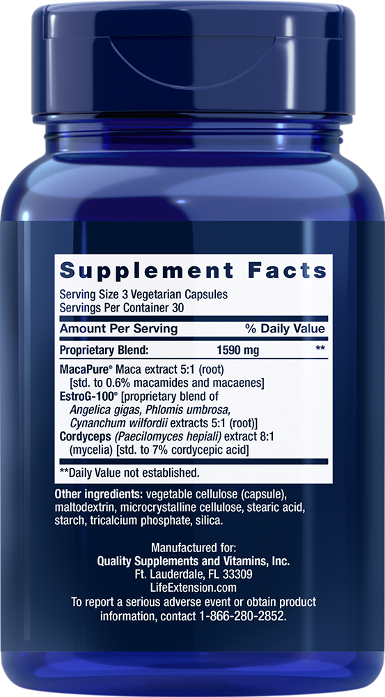 Life Extension Enhanced Sex for Women 50+ – Vitalitet (90 kapslar) - 2