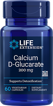 Life Extension Calcium D-Glucarate – Cellulär Utrensning (60 kap)