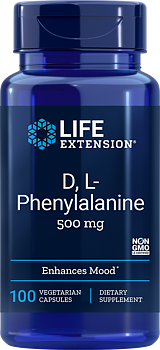 Life Extension D,L-Phenylalanine 500 mg – Aminosyra (100 kap)