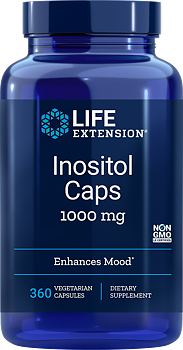 Life Extension Inositol Caps 1000 mg – Vitamin B8 (360 kapslar)