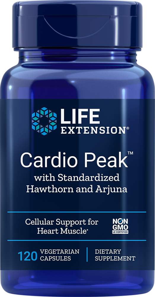 Life Extension Cardio Peak – Hagtornsextrakt för Hjärtat (120 kap)