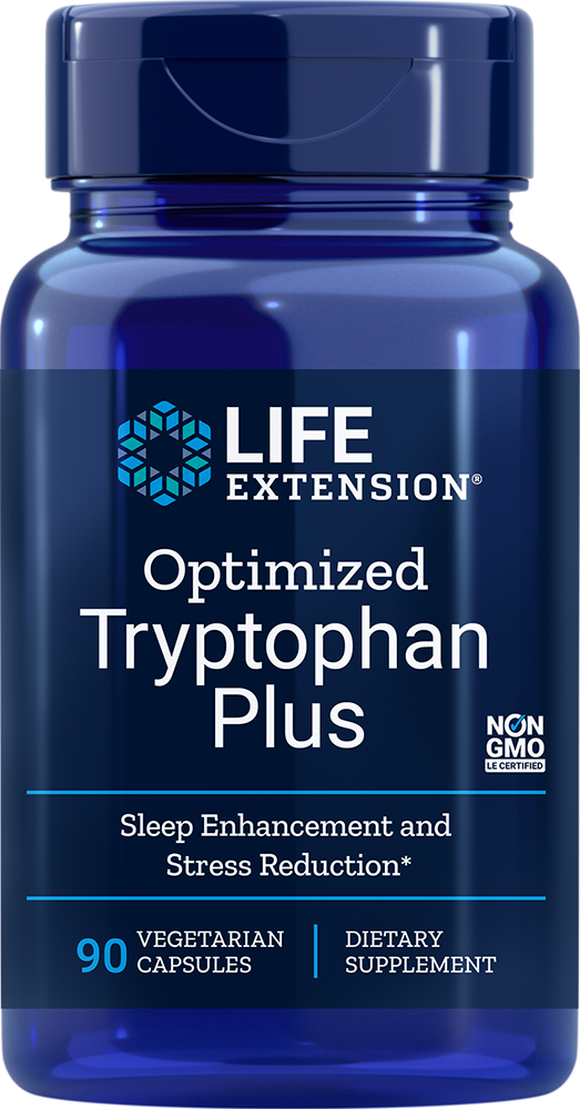 Life Extension Optimized Tryptophan Plus – Sömn & Humör (90 kap)