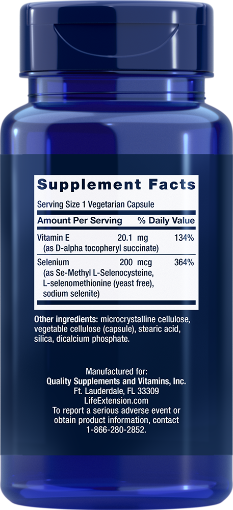 Life Extension Super Selenium Complex – Selen med Vitamin E (100 kap) - 2