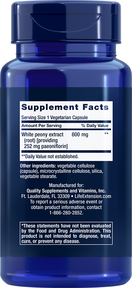Life Extension Peony Immune 600 mg – Standardiserat Pionextrakt - 2