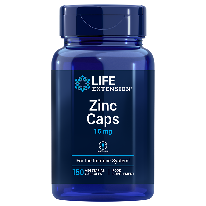Life Extension Zinc Caps 15 mg – Biotillgängligt Zinktillskott