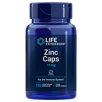 Life Extension Zinc Caps 15 mg – Biotillgängligt Zinktillskott