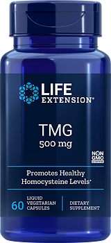 Life Extension TMG 500 mg – Trimetylglycin Flytande (60 kapslar)