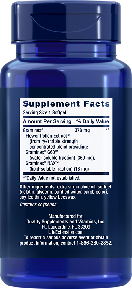 Life Extension Triple Strength ProstaPollen – Prostatahälsan - 2