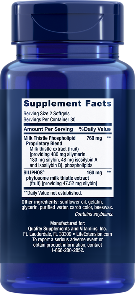 Life Extension Advanced Milk Thistle – Avancerad Mariatistel - 2