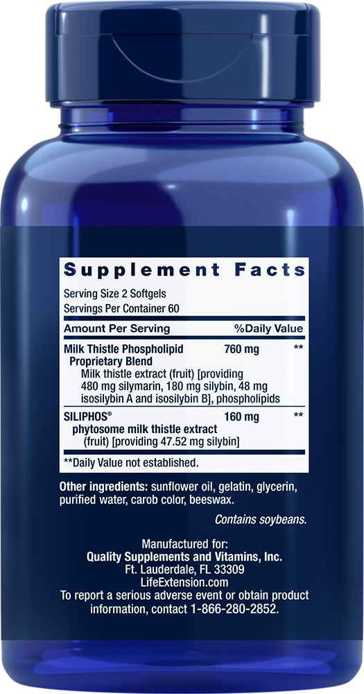Life Extension Advanced Milk Thistle – Avancerad Mariatistel - 2
