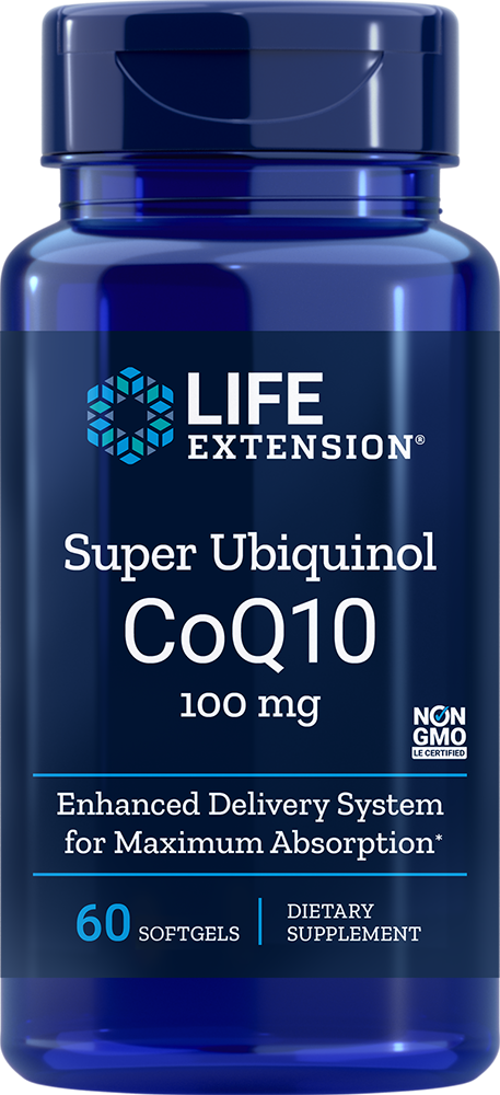 Life Extension Super Ubiquinol CoQ10 100 mg – Aktivt Q10 (60 softgels)
