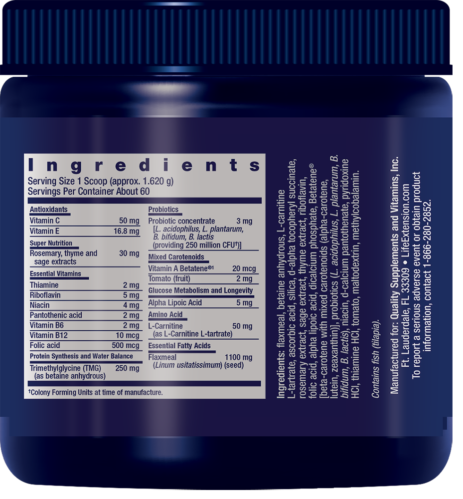 Life Extension Dog Mix – Vitaminer & Mineraler för Hundar (100g) - 2