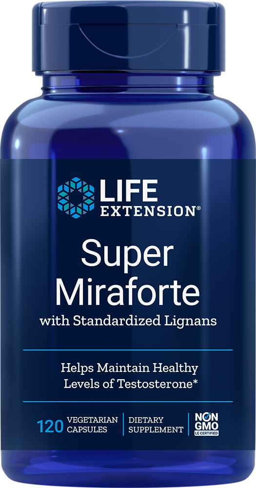 Life Extension Super Miraforte – Hormonbalans för Män (120 kap)