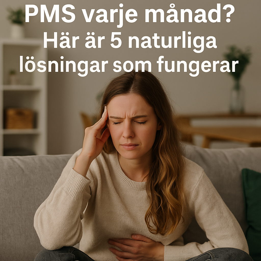 PMS varje månad? Här är 5 naturliga lösningar som fungerar