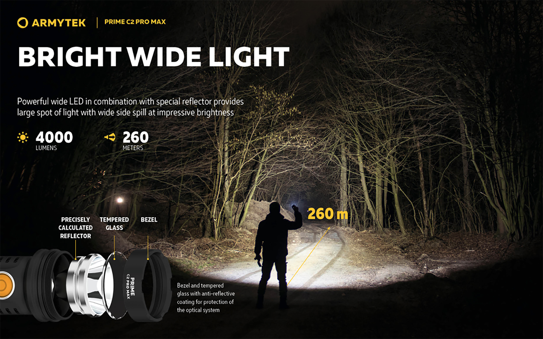 Armytek Prime C2 Pro MAX Magnet Laddning 4000 Lumen - 5