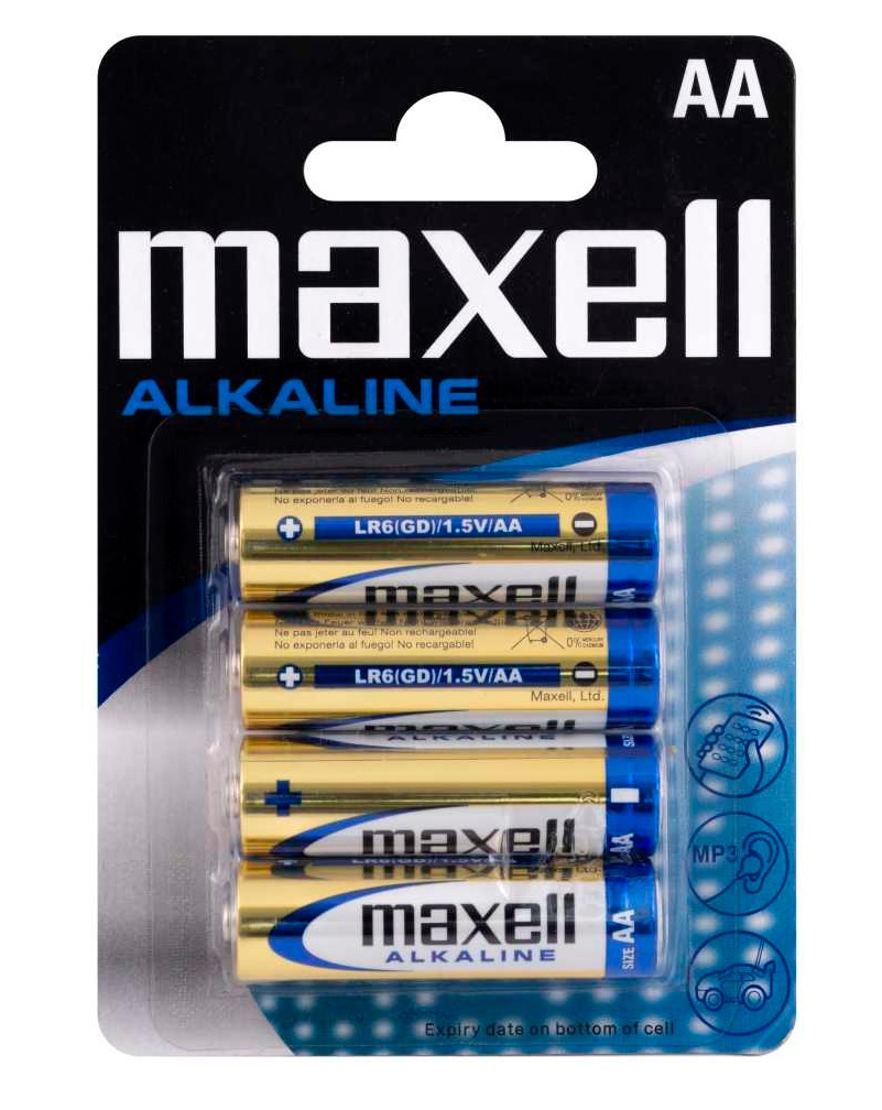 Maxell AA LR-6 4-pack