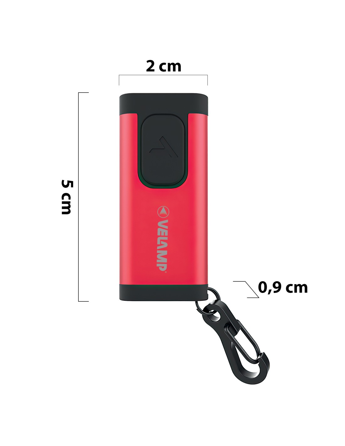 VELAMP Nyckelringslampa, USB-C, 300 Lumen - 2