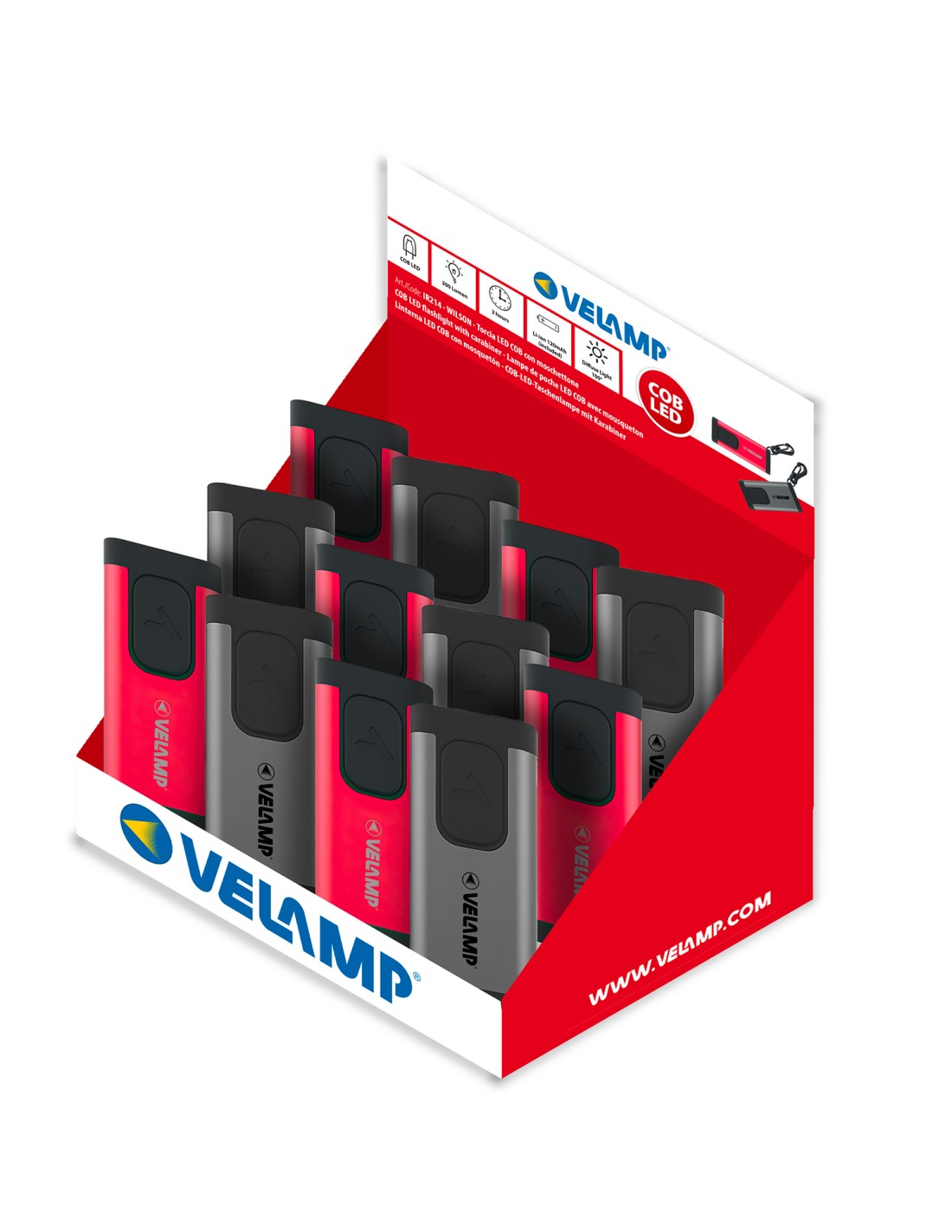VELAMP Nyckelringslampa, USB-C, 300 Lumen - 3