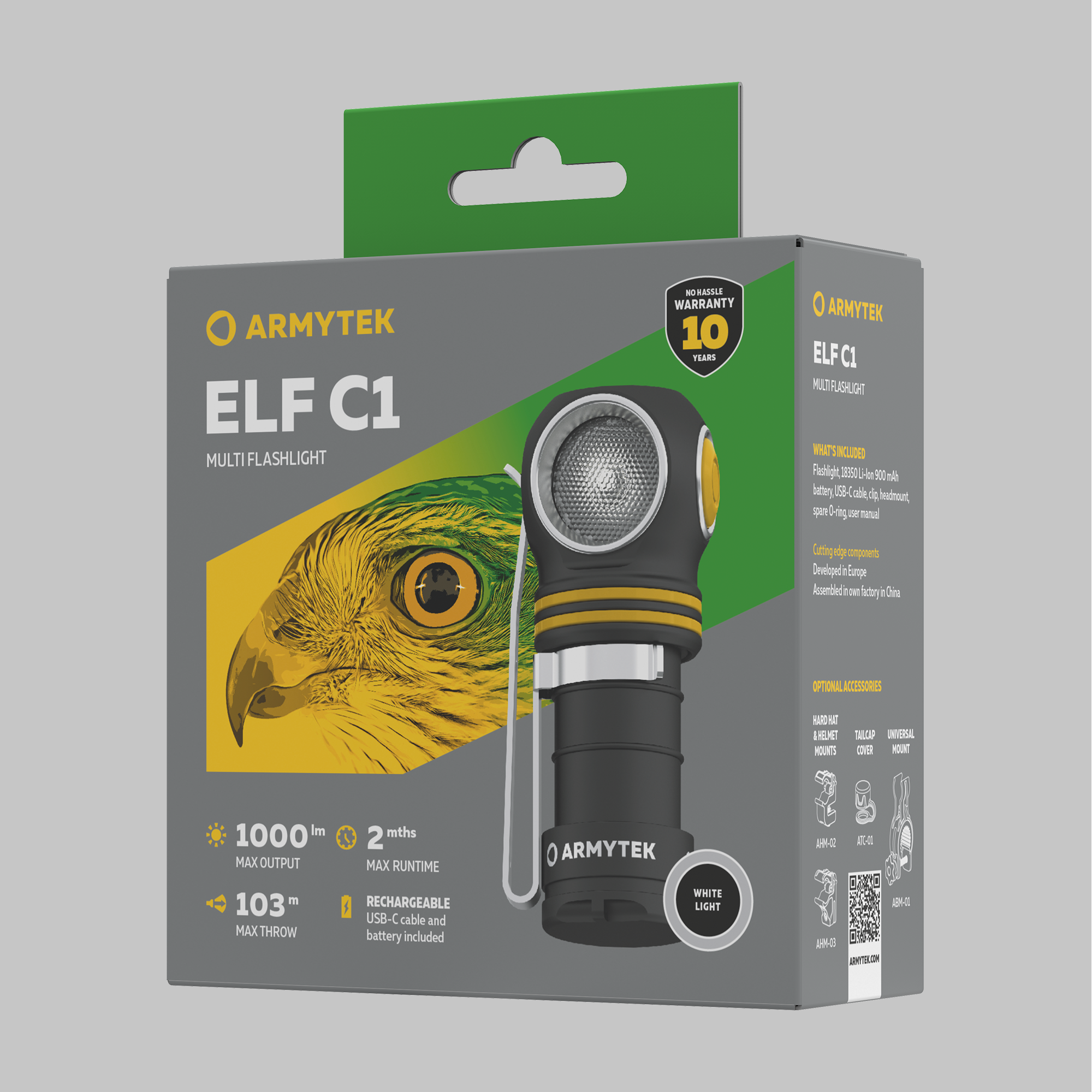 Armytek Elf C1 USB-C 1000 Lumen - 2