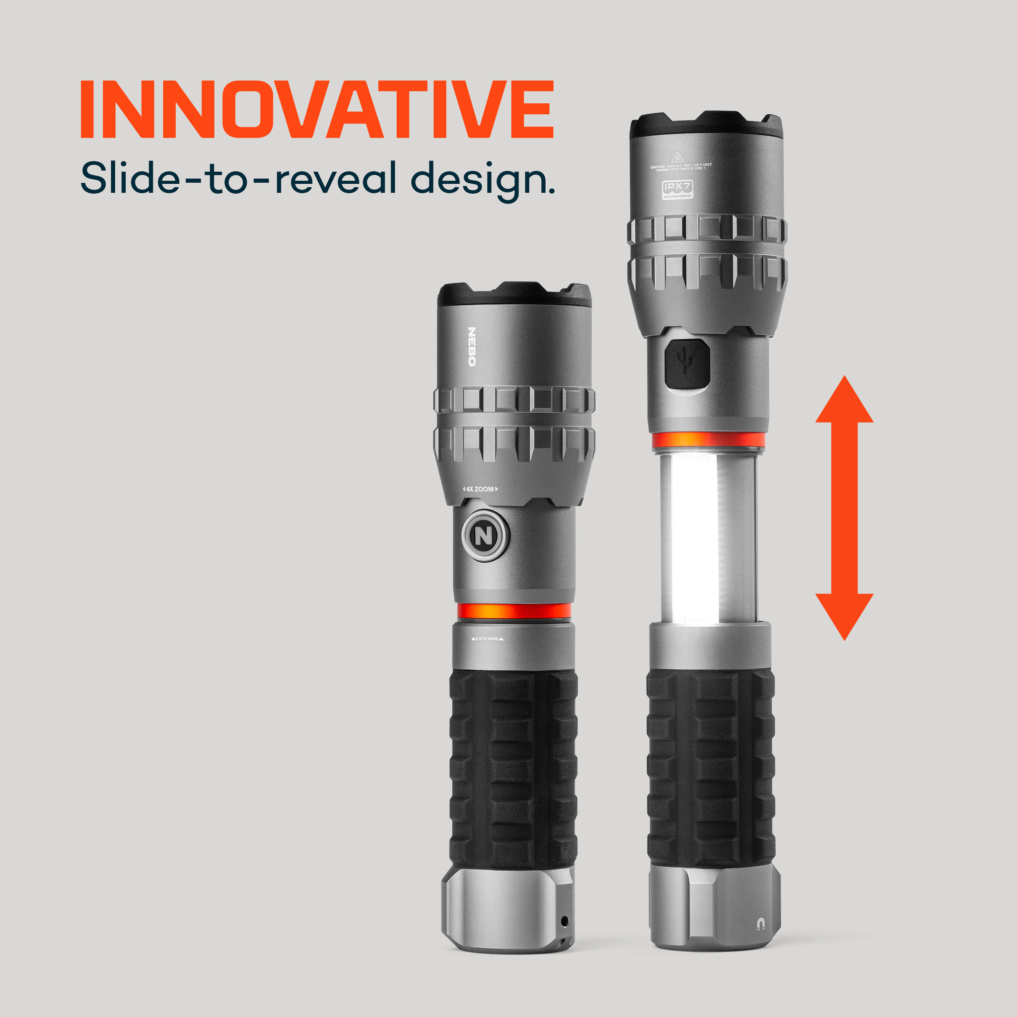 NEBO Slyde King 4K, 4000 Lumen - 4