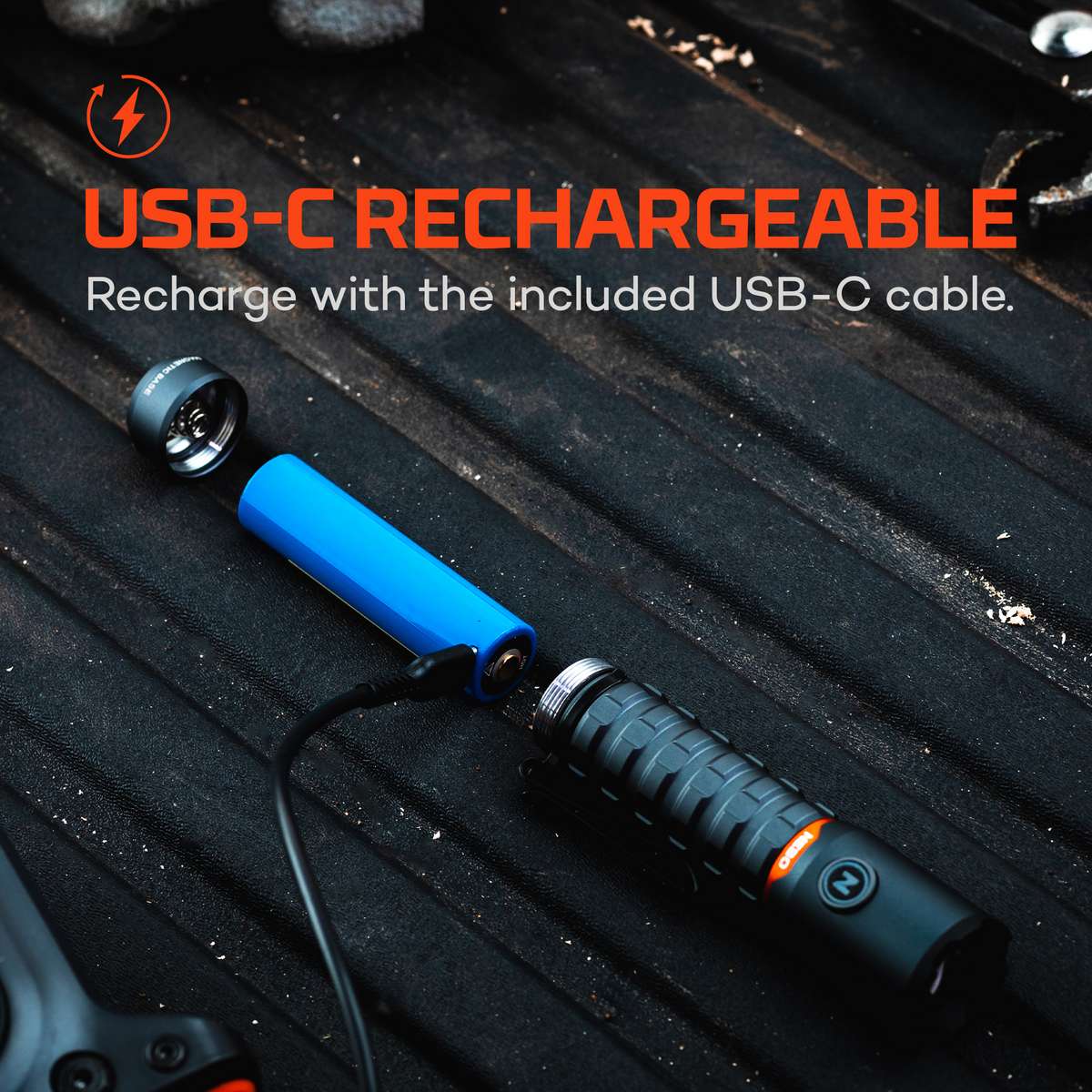 NEBO Torchy 2K, 2000LM, USB-C - 5