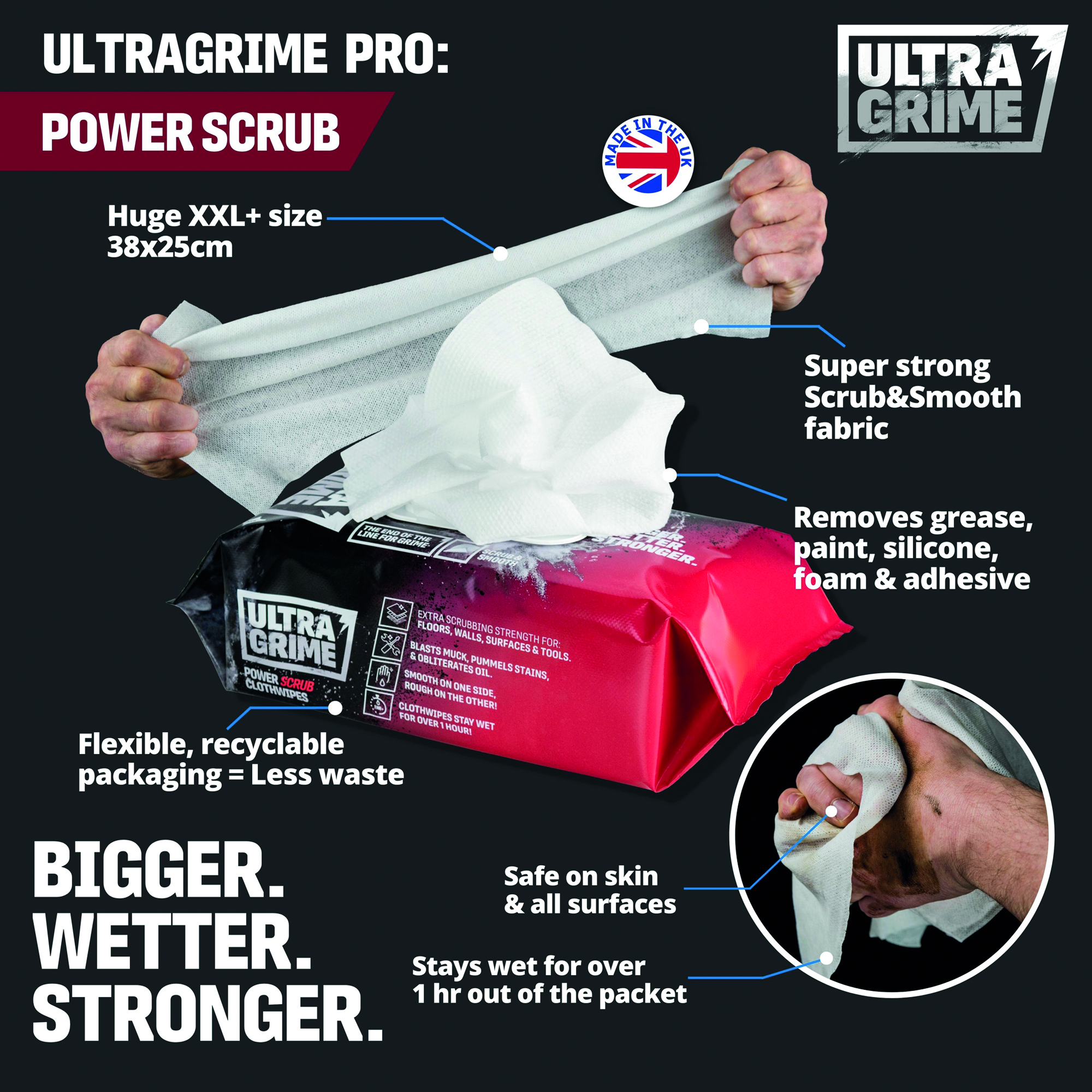 Ultragrime Pro Power-Scrub 80p - 3