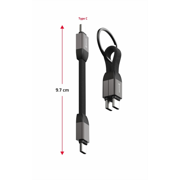 Swissten Magnetic Keychain USB-C / USB-C - 2