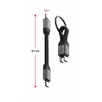 Swissten Magnetic Keychain USB-C / USB-C