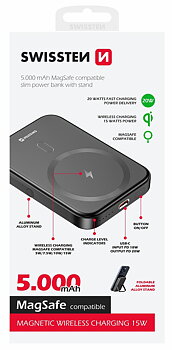 Swissten Powerbank Magsafe 5000mAh