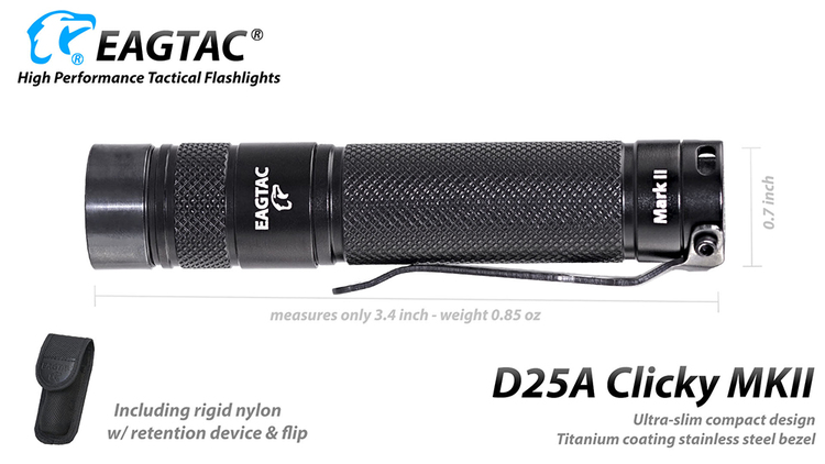 EAGTAC D25A 1AA, 405 Lumen - 4