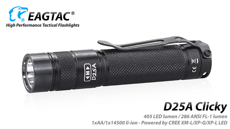 EAGTAC D25A 1AA, 405 Lumen - 3