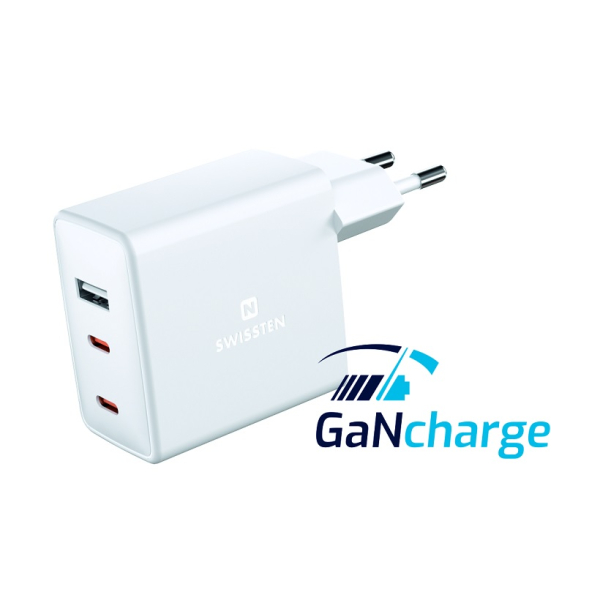 Swissten GaN Travel charger USB-C/USB - 2