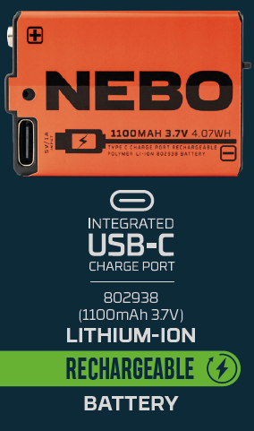 NEBO Batteripack Curve 1100 mAh - 2